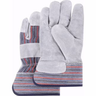 Premium Quality Fitters Gloves, X-Large, Split Cowhide Palm, Cotton Inner Lining
