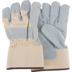 Leather Cut-Resistant Gloves, Size X-Large/10, 10 Gauge, HPPE Shell, ASTM ANSI Level A6