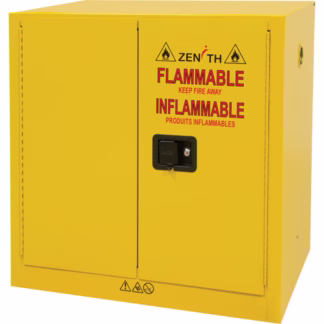 Flammable Storage Cabinet, 22 gal., 2 Door, 35" W x 35" H x 22" D