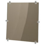 Flat Mirror, 30" H x 36" W, Unframed