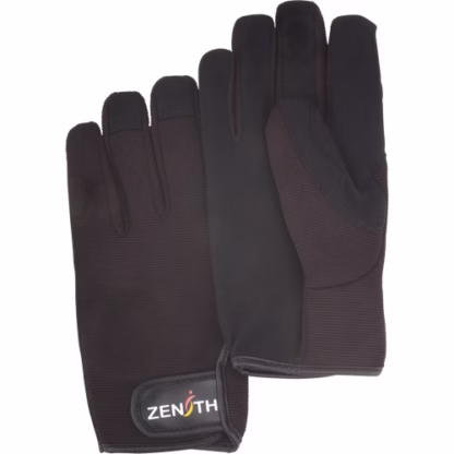ZM100 Mechanic's Gloves, Synthetic Palm, Size Large