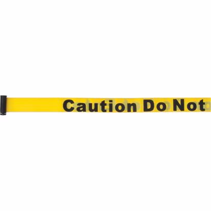 Tape Cassettes for Build-Your-Own Crowd Control Barriers, Caution Do Not Enter, 7', Yellow Tape