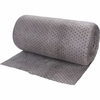 Bonded Sorbent Rolls, Heavyweight, 150' L x 30" W, 50 gal. Absorbancy