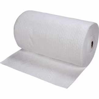 Bonded Sorbent Rolls, Heavyweight, 150' L x 30" W, 50 gal. Absorbancy