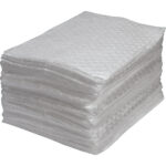 Fine Fibre Sorbent Pads, Oil Only, 15" x 17", 30 gal. Absorbancy