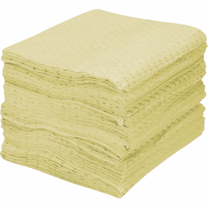 Fine Fibre Sorbent Pads, Hazmat, 15" x 17", 30 gal. Absorbancy