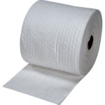Laminated (SMS) Sorbent Rolls, Mediumweight, 150' L x 15" W, 20 gal. Absorbancy