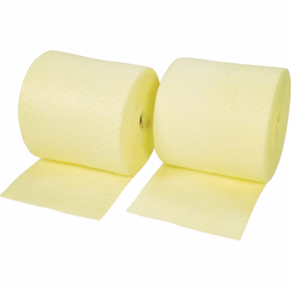 Bonded Sorbent Rolls, Heavyweight, 150' L x 15" W, 25 gal. Absorbancy