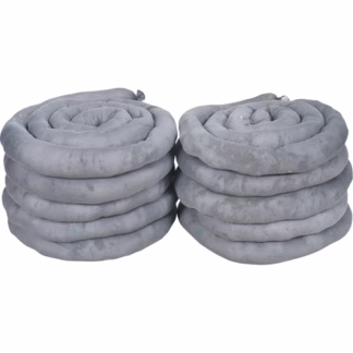 Sorbents Socks, Universal, 40 gal. Absorbancy, 3" W x 10' L, Pack of 10