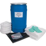 Shop Spill Kit, Oil Only, Drum, 30 US gal. Absorbancy