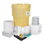 Spill Kit, Oil Only, Drum, 95 US gal. Absorbancy