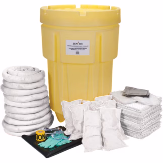 Shop Spill Kit, Oil Only, Drum, 95 US gal. Absorbancy