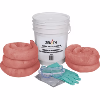 Spill Kit, Hazmat, Pail, 5 US gal. Absorbancy