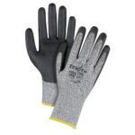 Seamless Stretch Cut-Resistant Gloves, Size 2X-Large/11, 13 Gauge, Polyurethane Coated, HPPE Shell, ANSI/ISEA 105 Level 2/EN 388 Level 3