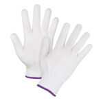 Seamless String Knit Gloves, Polyester, 15 Gauge, Ladies/X-Small