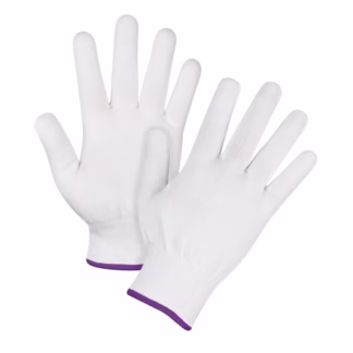 Seamless String Knit Gloves, Polyester, 15 Gauge, Ladies/X-Small