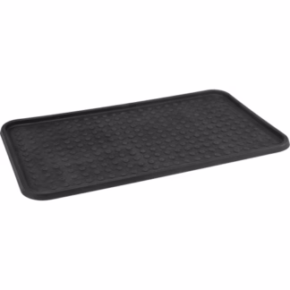 Boot Tray, Plastic, Black, 25" L x 14" W