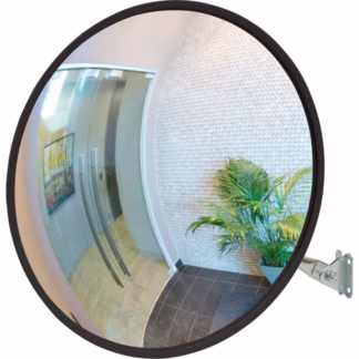 Convex Mirror with Telescopic Arm, Indoor/Outdoor, 30" Diameter