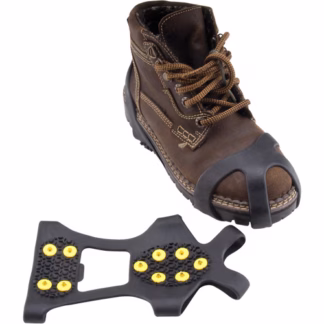 Anti-Slip Spark-Proof Ice Cleats, Brass, Stud Traction, Medium