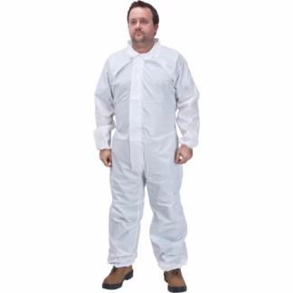 Premium Coveralls, White, Microporous