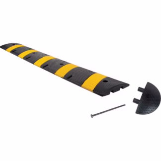 Speed Bump Kit, Rubber, 6' L x 11" W x 2" H