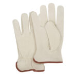 Close-Fit Driver's Gloves, Large, Grain Cowhide Palm