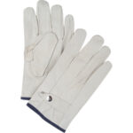 Standard-Duty Ropers Gloves, X-Large, Grain Cowhide Palm