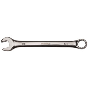Combination Wrench, 12 Point, 1/4", Chrome Finish