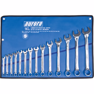Wrench Set, Combination, 14 Pieces, Metric