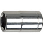 SAE Socket, 1/4", 3/8" Drive, 6 Points, Deep