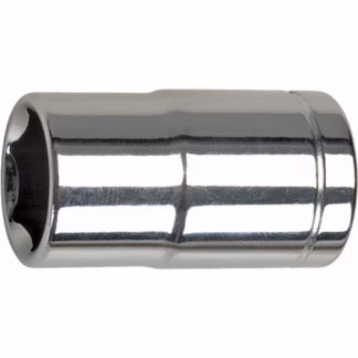 SAE Socket, 1/4", 1/4" Drive, 6 Points, Deep