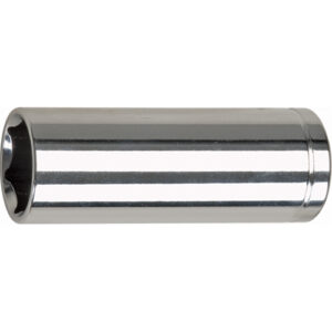 Metric Socket, 6 mm, 1/4" Drive, 6 Points, Deep