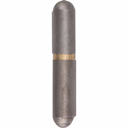 Weld-On Hinge, 0.315" Dia. x 1.575" L, Mild Steel w/Fixed Steel Pin