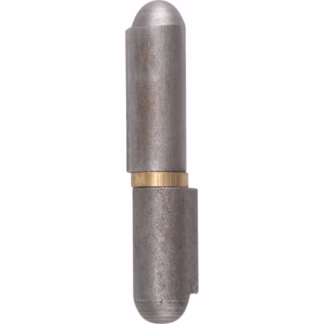 Weld-On Hinge, 0.315" Dia. x 1.969" L, Mild Steel w/Fixed Steel Pin