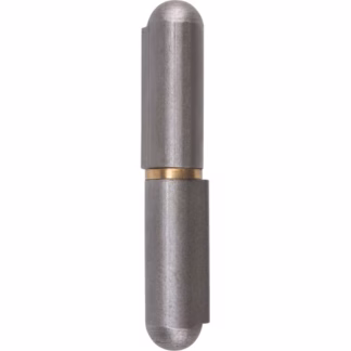 Weld-On Hinge, 0.453" Dia. x 2.756" L, Mild Steel w/Fixed Steel Pin
