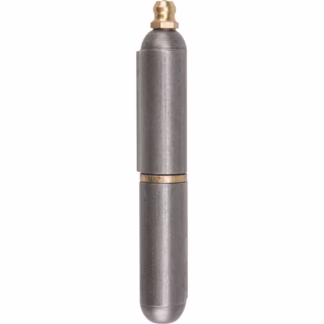 Weld-On Hinge, 0.512" Dia. x 3.15" L, Mild Steel w/Fixed Steel Pin
