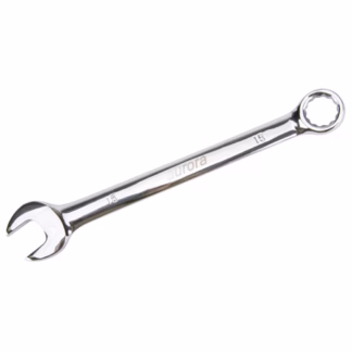 Combination Wrench, 12 Point, 15 mm, Chrome Finish