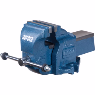 Heavy-Duty Bench Vise, 4" Jaw Width, 2-7/10" Throat Depth