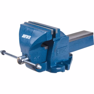 Heavy-Duty Bench Vise, 8" Jaw Width, 4" Throat Depth