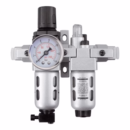 Modular Filter/Regulator & Lubricator (Gauge Included), 3/8" NPT