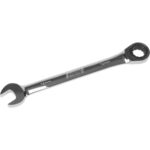 Metric Ratcheting Combination Wrench, 12 Point, 14 mm, Chrome Finish