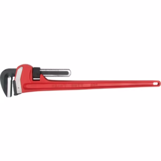 Pipe Wrench, 5" Jaw Capacity, 36" Long, Powder Coated Finish, Ergonomic Handle
