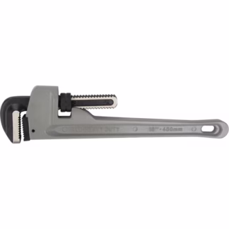 Pipe Wrench, 2-1/2" Jaw Capacity, 18" Long, Ergonomic Handle