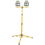 Twin-Head Work Light, LED, 40 W, 4800 Lumens, Aluminum Housing