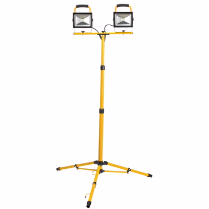 Twin-Head Work Light, LED, 40 W, 4800 Lumens, Aluminum Housing