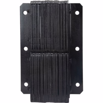 Laminated Dock Bumpers, Vertical, Rubber, 11" W x 4" D x 20" H