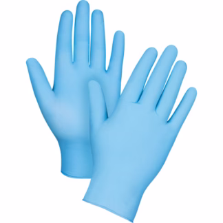 Vending Pack Disposable Gloves, 2X-Large, Nitrile, 4.5-mil, Powder-Free, Blue