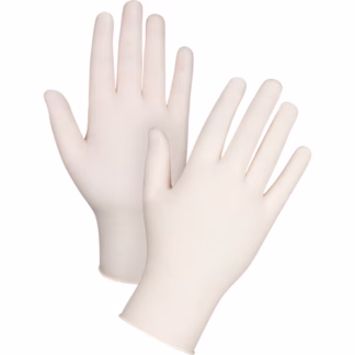 Premium Sensitive Skin Examination Gloves, X-Large, Latex, 4-mil, Powder-Free, Natural