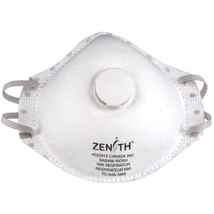 Valved Disposable Particulate Respirators, N95, NIOSH Certified, Medium/Large Box 0f 12