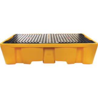 Double IBC Spill Pallet, 317 US gal. Spill Capacity, 89" x 57" x 23"